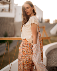 Women's kimono viscose printed fabric