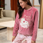 Polar women's pajamas with embroidered unicorn