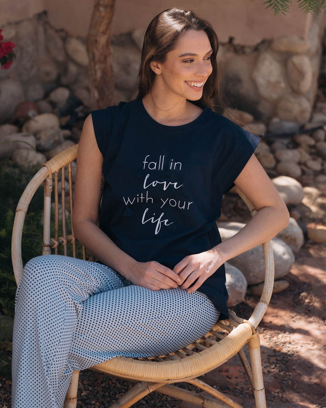 Fall in love بيجامه حريمي