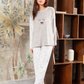 Women's pajama with embroidery