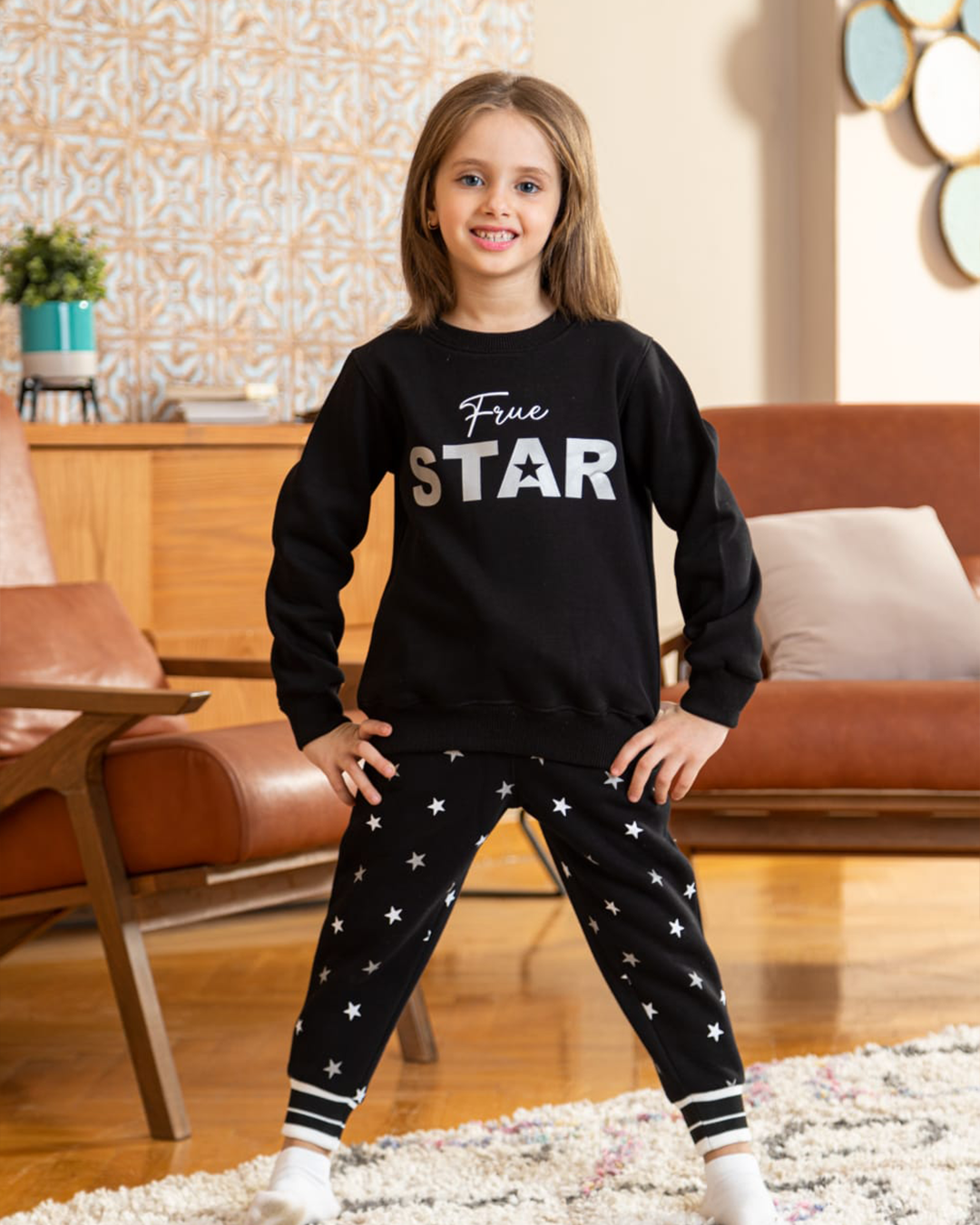 STARS girls' pajamas