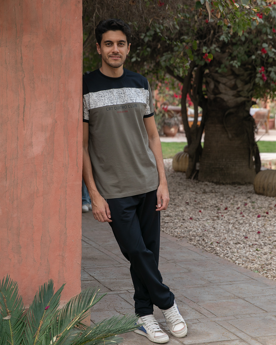 CR7 بيجامه رجالي راوند