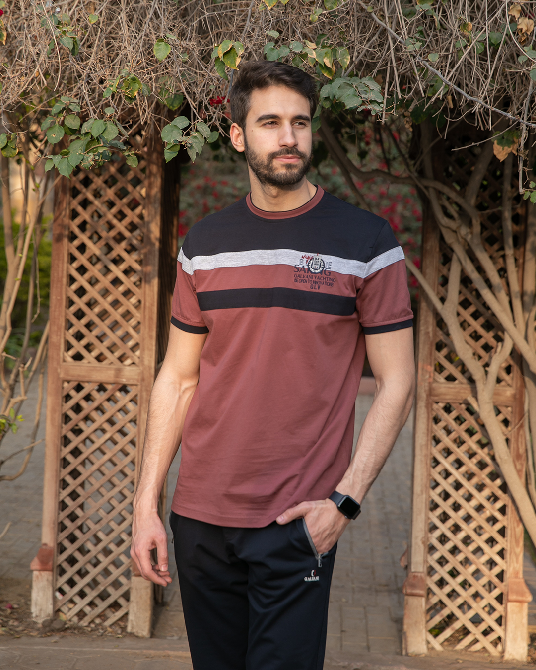 GLV بيجامه رجالي راوند