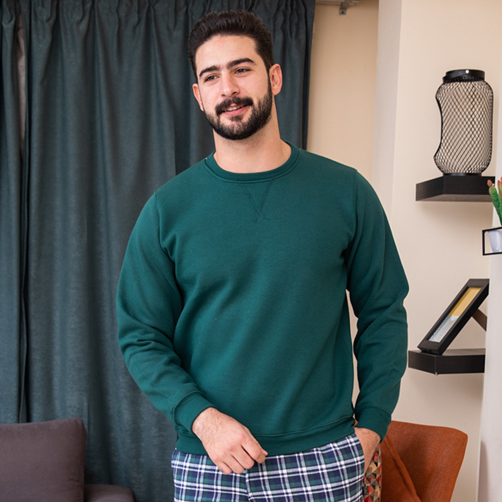 Round neck sweatshirt