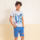 style09 Boys' pajamas, half sleeves, shorts