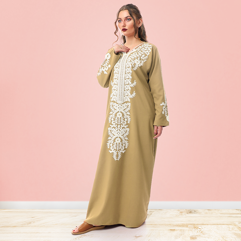 عباية كتان سنبلة طويله - 2segypt