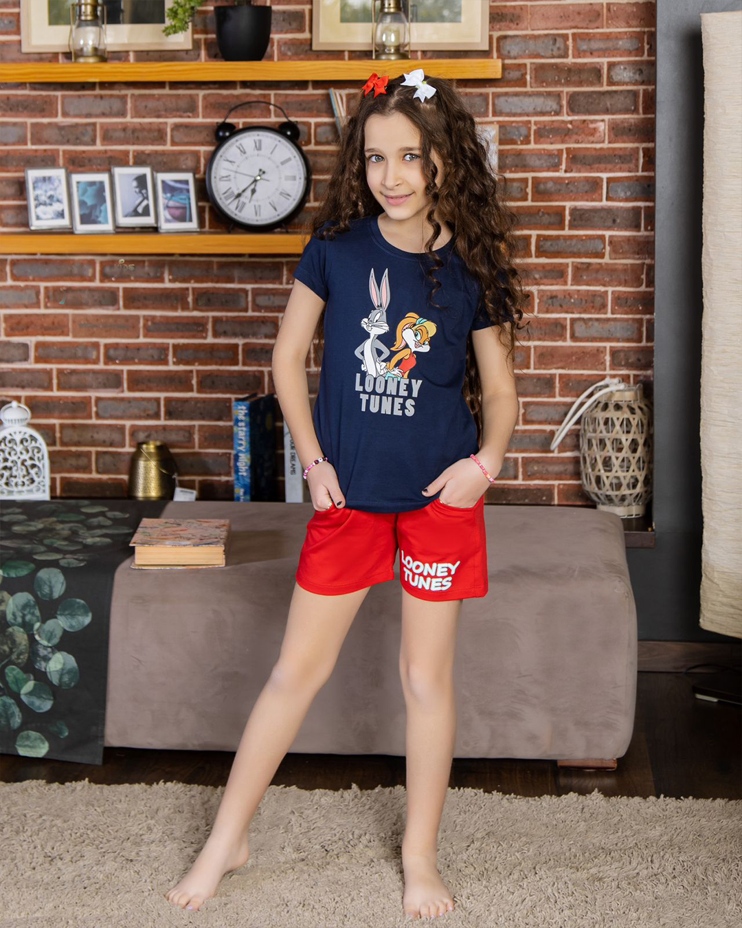 LOONEY TUNES بيجامه بناتي شورت