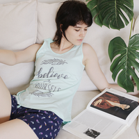 Belive in yourselfبيجاما كت حريمي