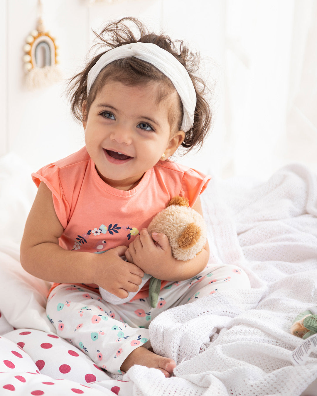 طقم بناتي كوخ وعصفورين ورد