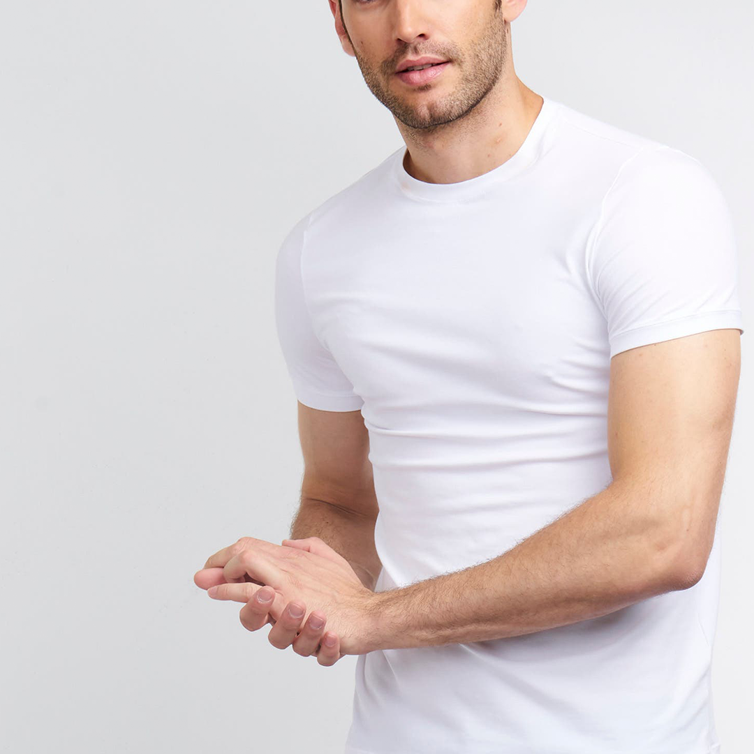 تى شيرت رجالى هاف نك جيت