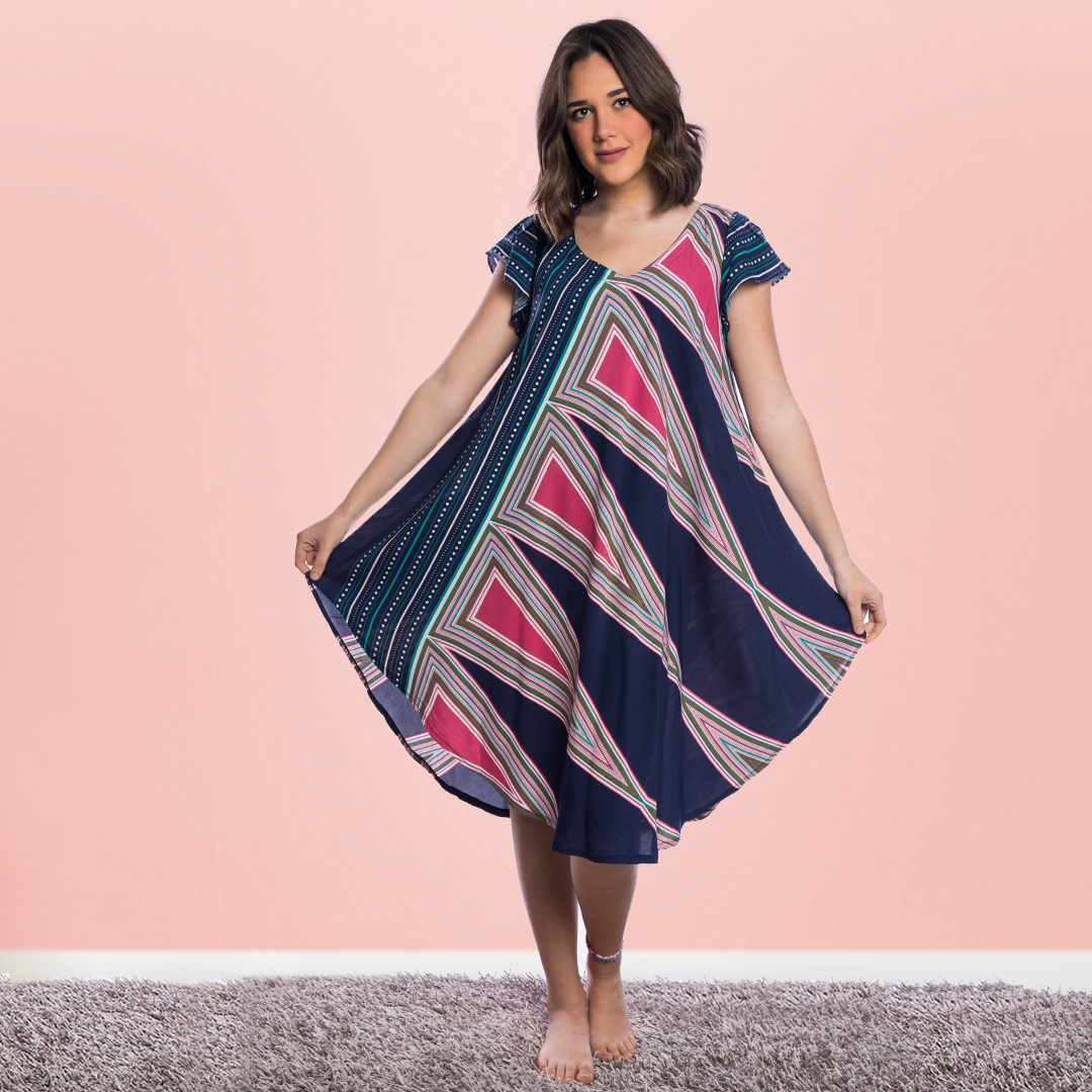 قميص جابونيز فسكوز مثلثات - 2segypt