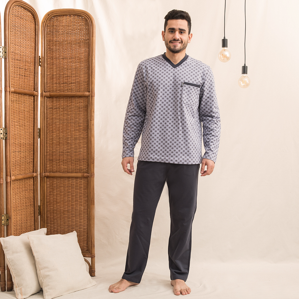 Dwyer and pocket V pajamas for men
