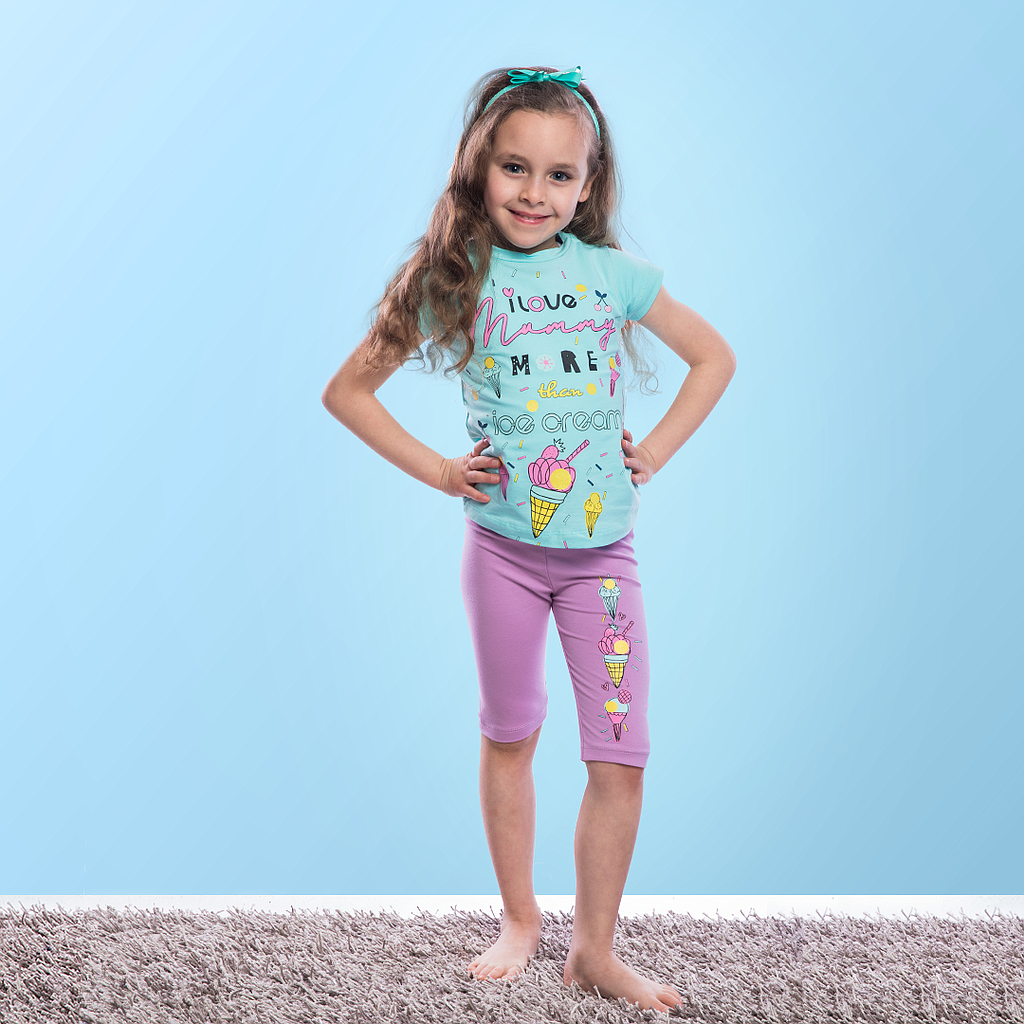 I LOVE MAMY بيجاما بناتي - 2segypt