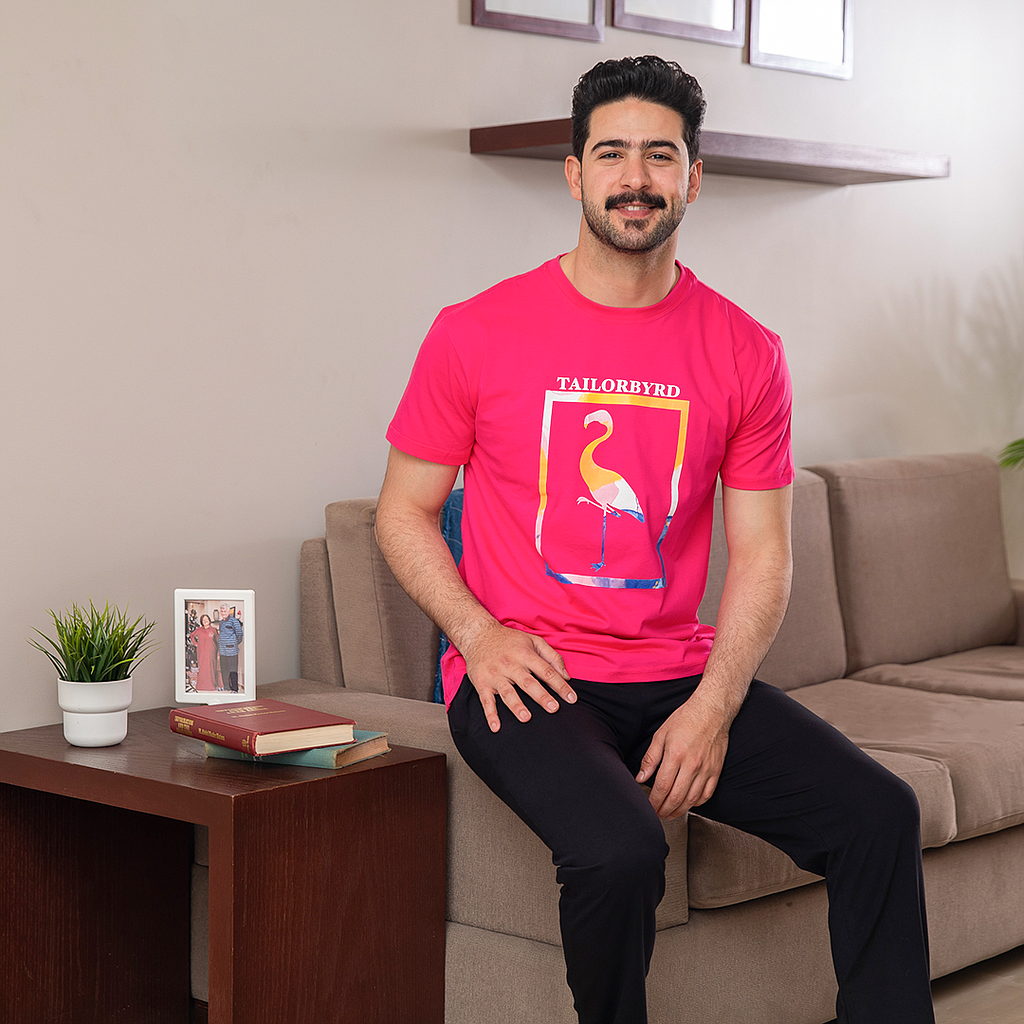 Square Flamingo بيجاما بنطلون رجالي