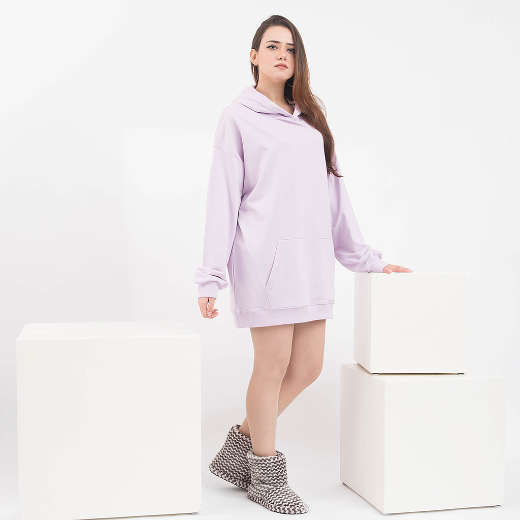 نايت شيرت اوفر سايز كابيشو وجيب