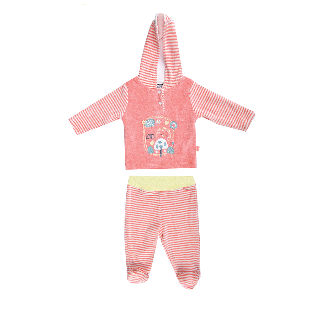 Girls' striped pajamas