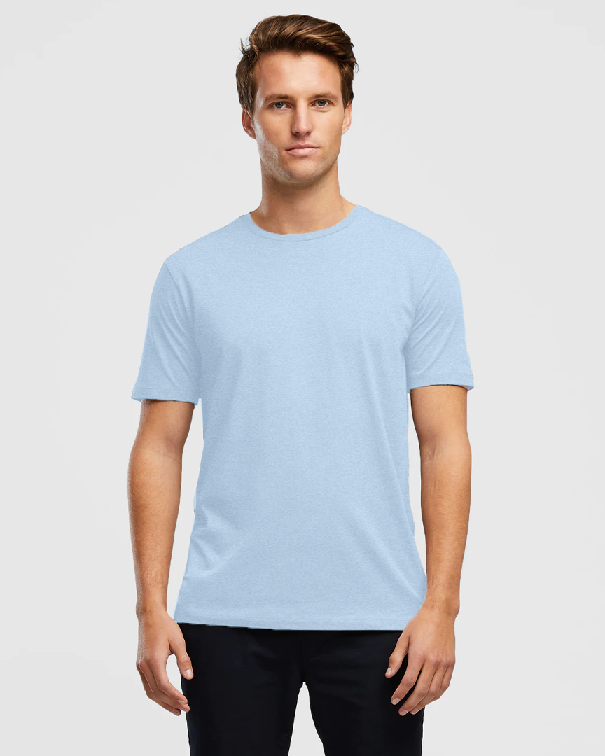 تي شيرت نص كم ساده راوند