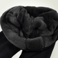 Plain women's pants lined with fur