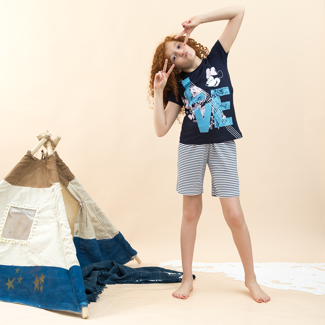 Minnie Love DS بيجاما بناتي