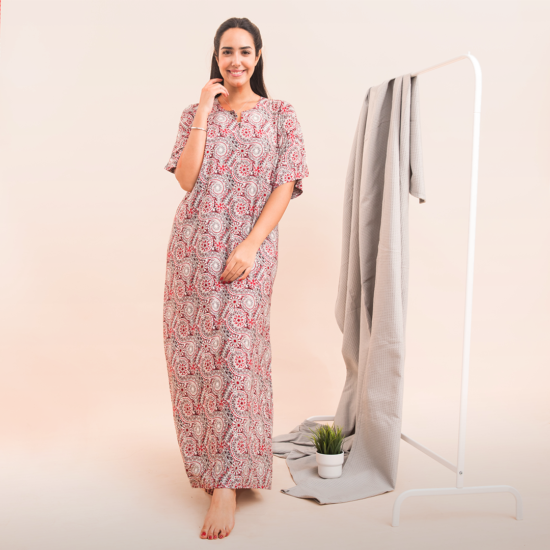 قميص فسكوز نص كم 7