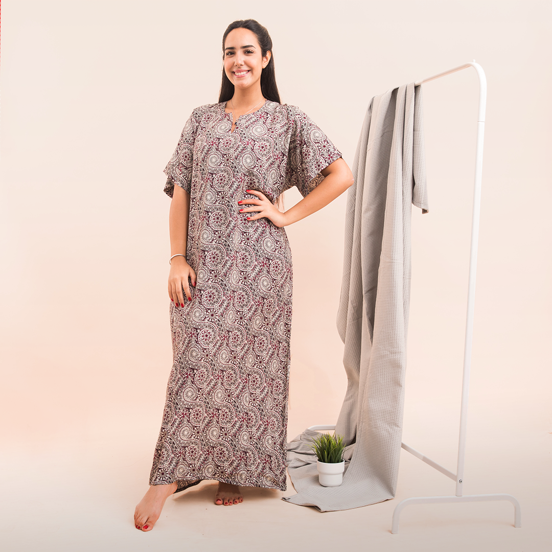 قميص فسكوز نص كم 7