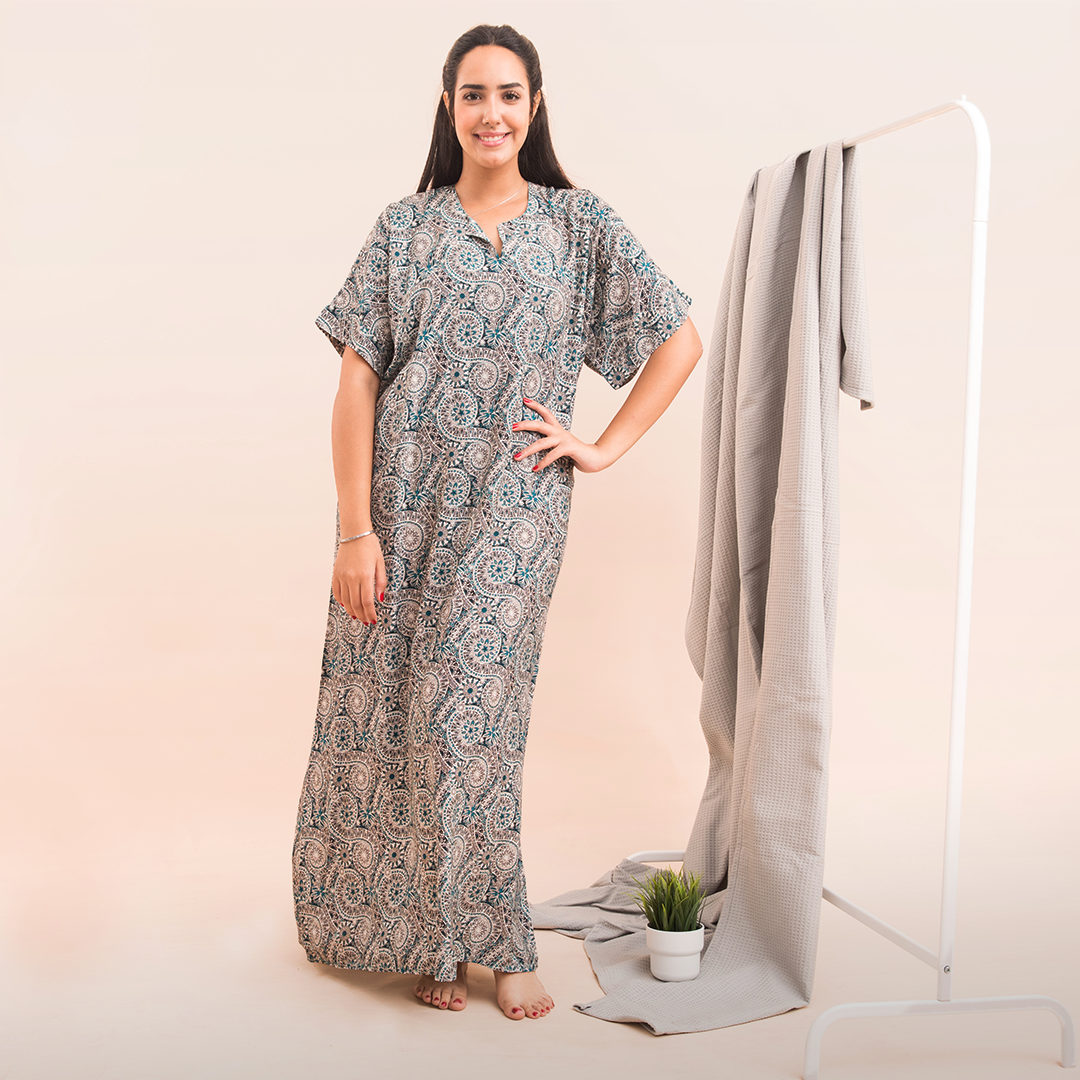 قميص فسكوز نص كم 7