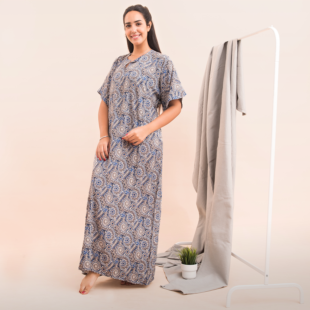 قميص فسكوز نص كم 7