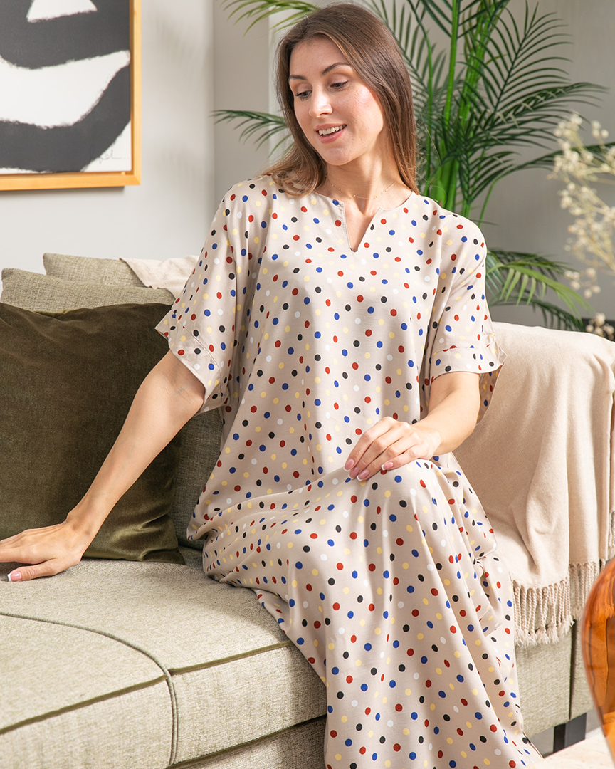 قميص فسكوز نص كم 79