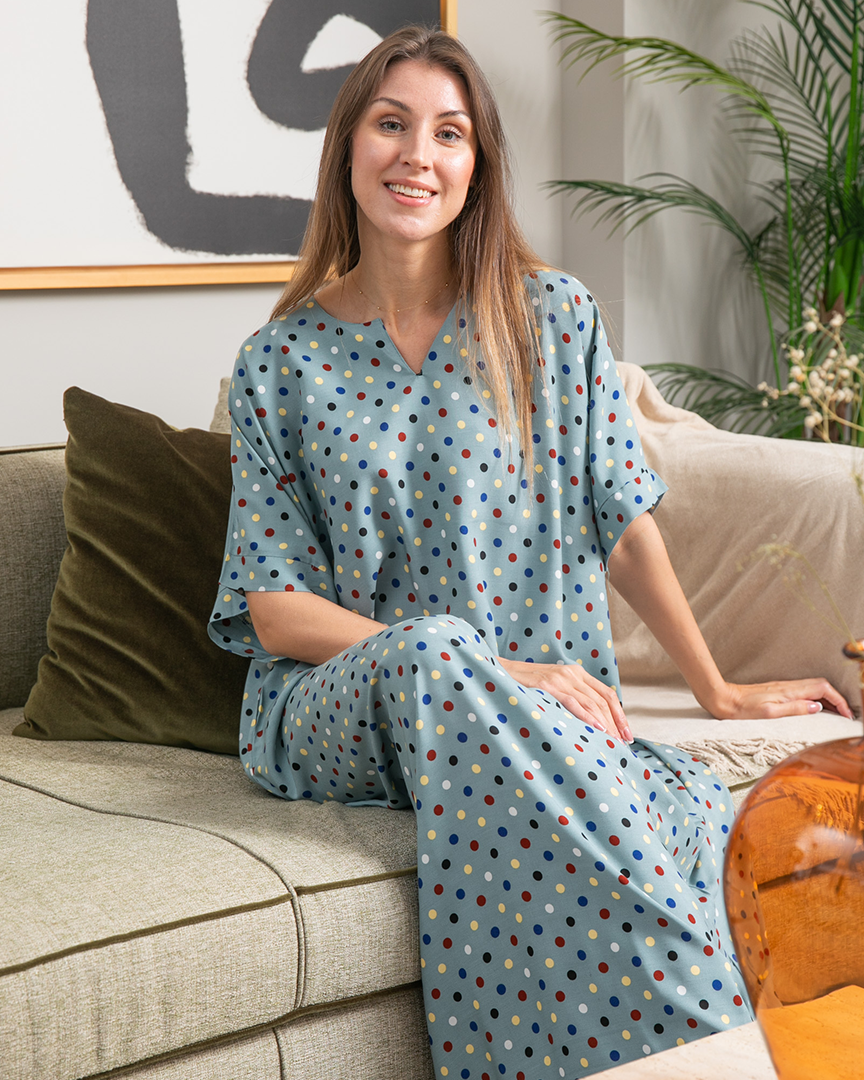 قميص فسكوز نص كم 79