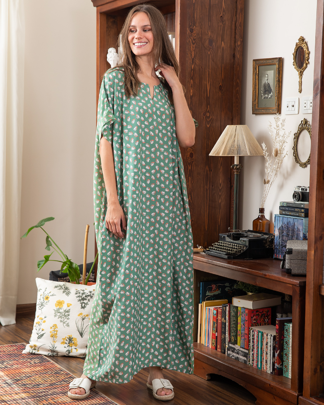 قميص فسكوز نص كم 82