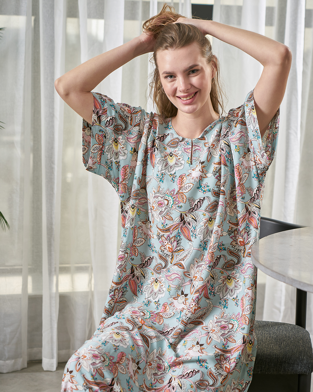 Viscose shirt with half sleeves, 93