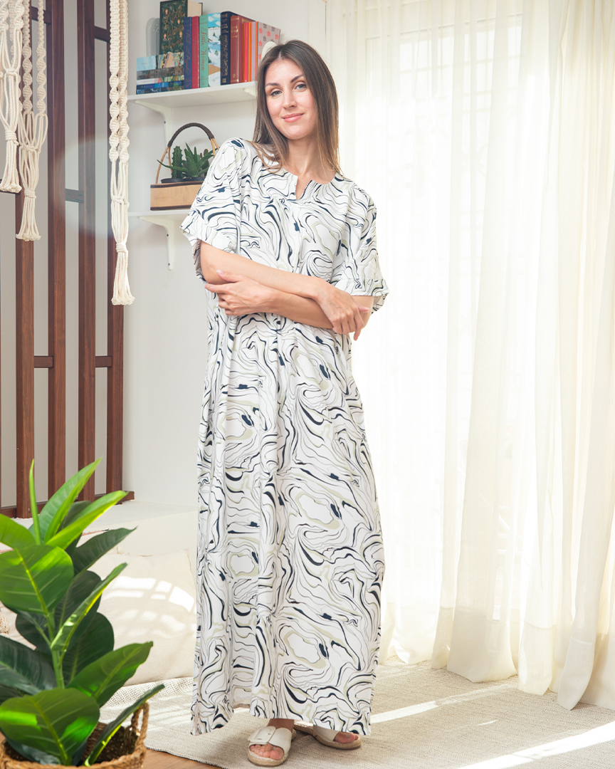 قميص فسكوز نص كم 102