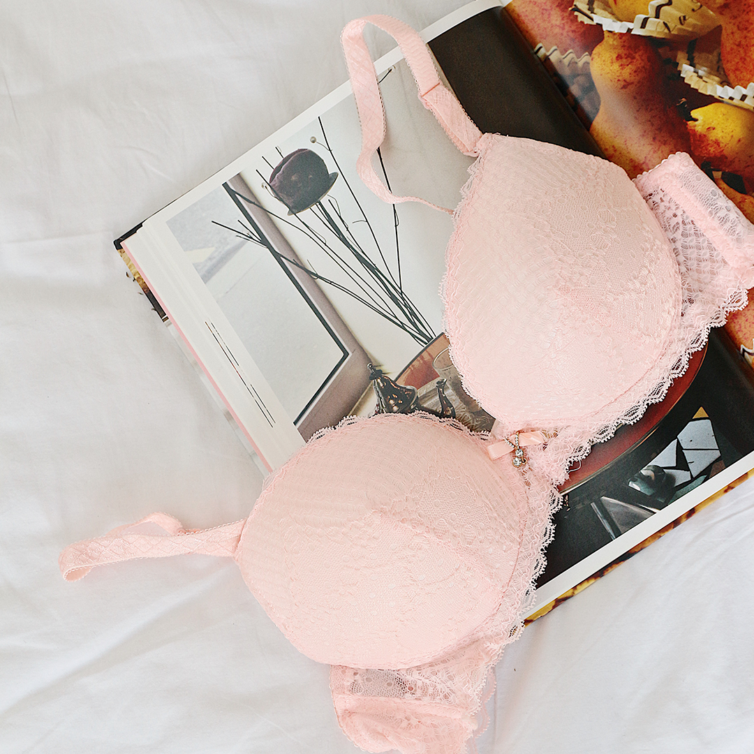 Silicone lace bra