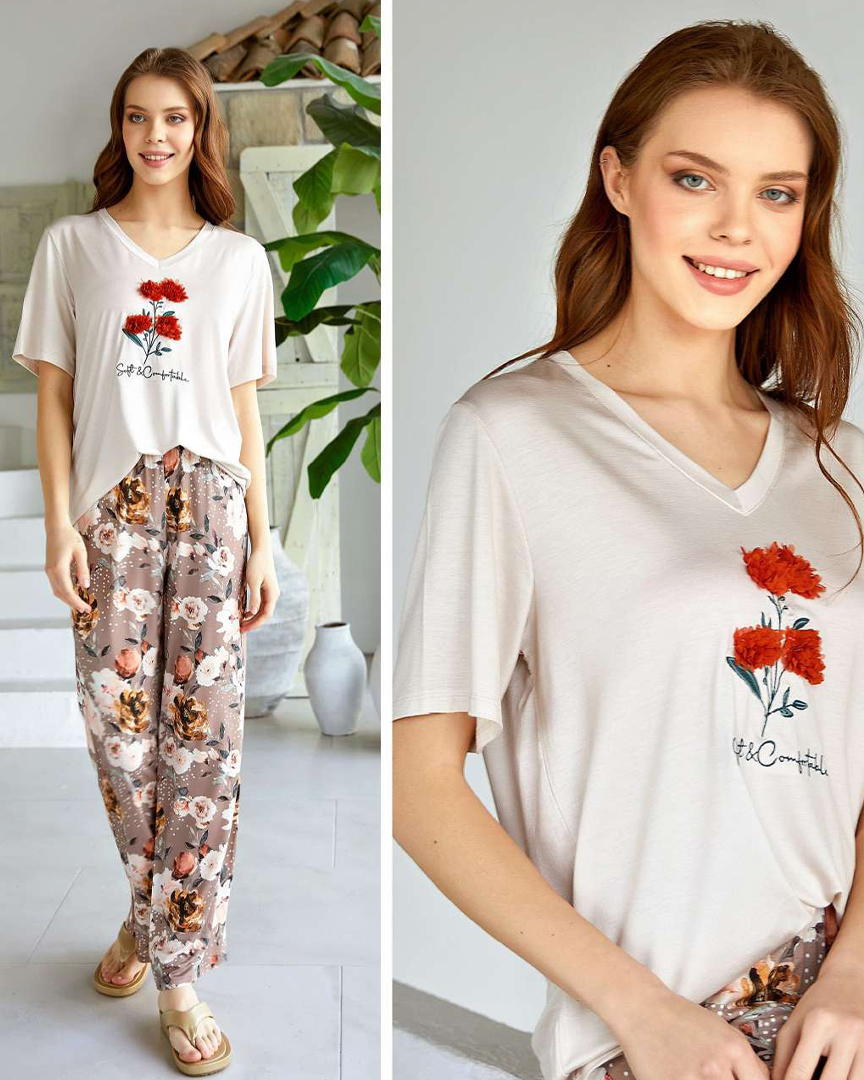 soft & comfortable women's pajamas pink