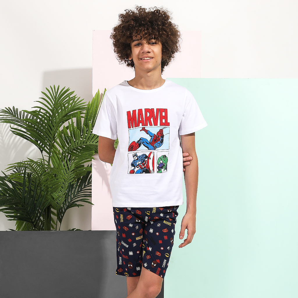 marvel بيجاما شورت