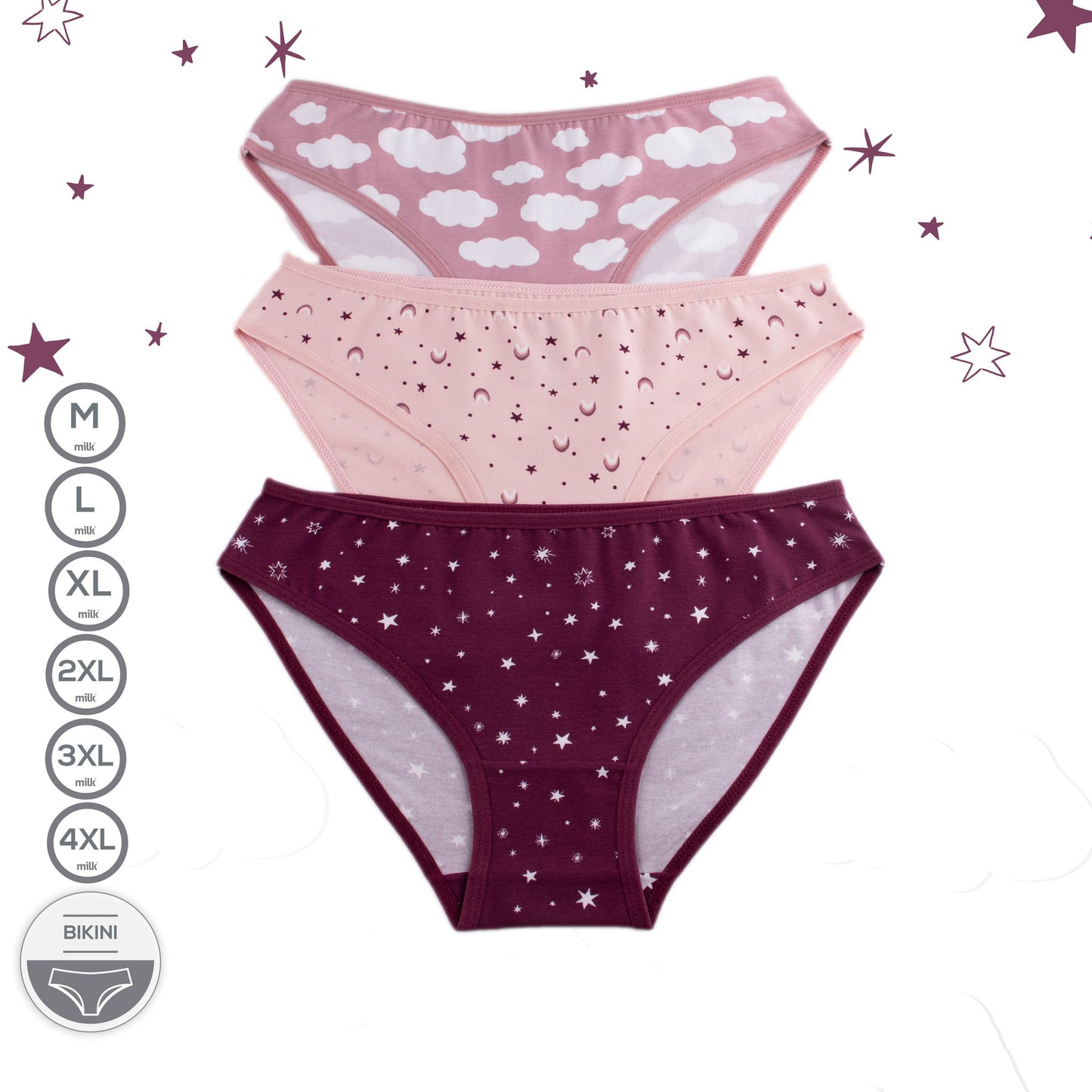 3*1 printed bikini packet