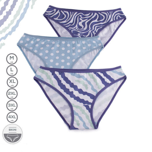 3*1 printed bikini packet