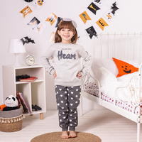 heart girls pajamas