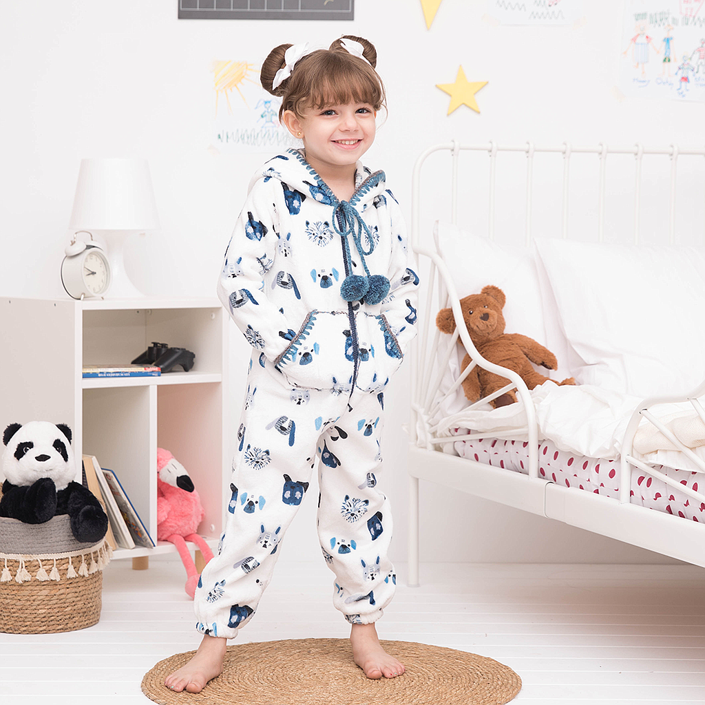 DOG polar jumpsuit for my kids
