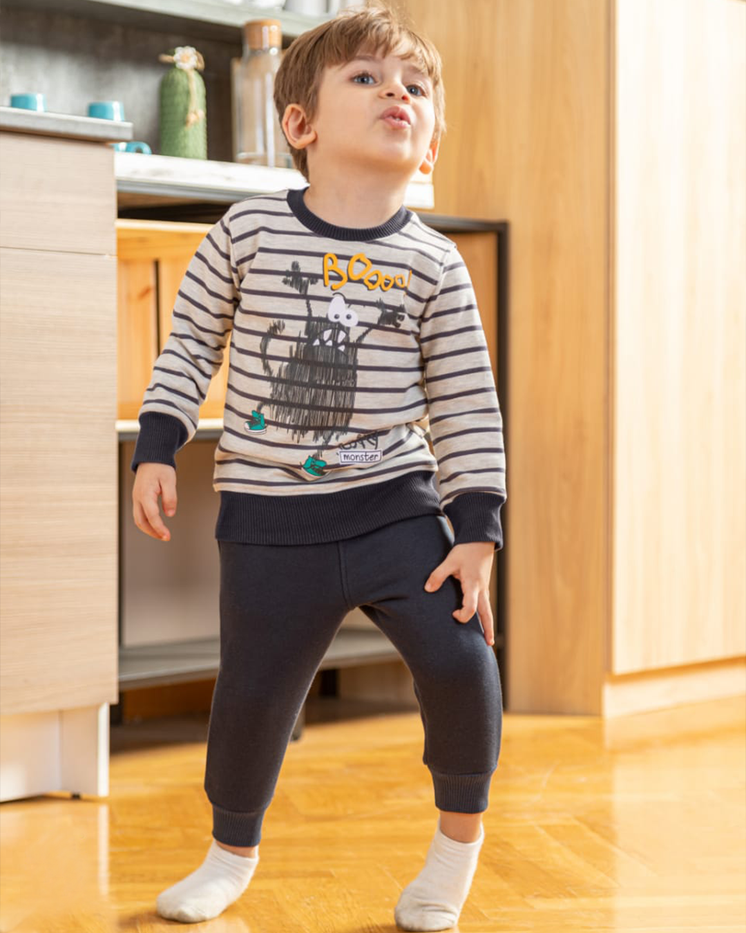 boO scary my boys pajamas