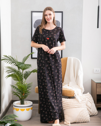 Women's shirt, half sleeves, rotary, branches