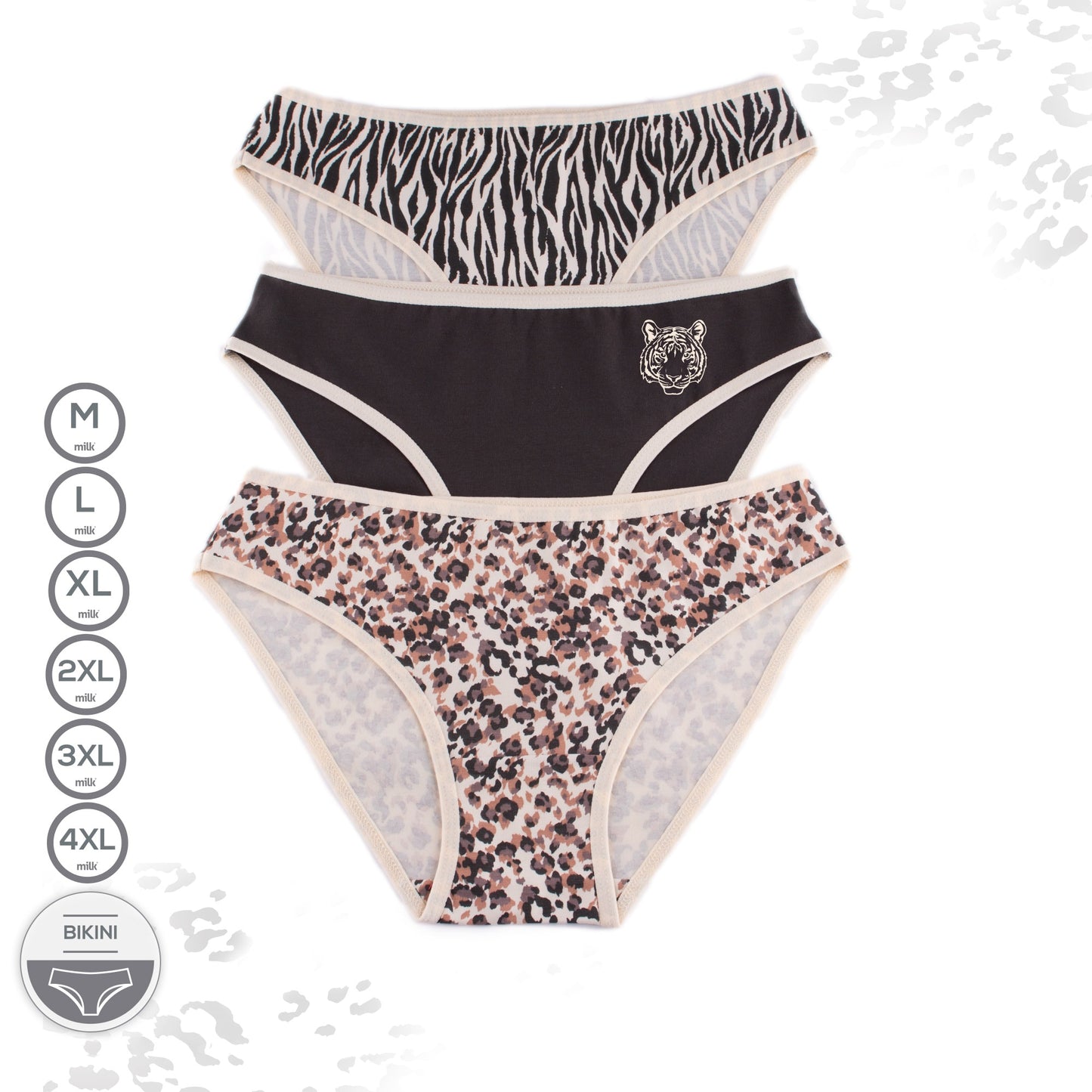 3*1 printed bikini packet