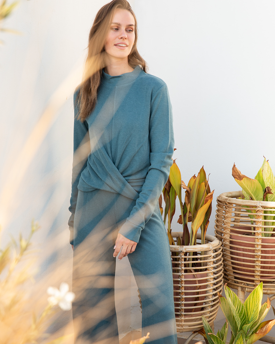 بيجامه حريمي  كاشمير رقبه مدوره كروس