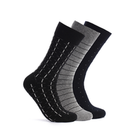 Classic jacquard men's socks, pack of 3 pieces