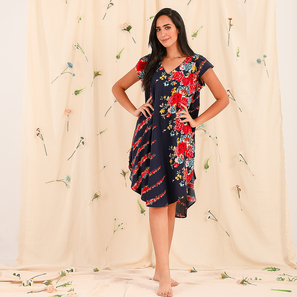 قميص فسكوز قصير36