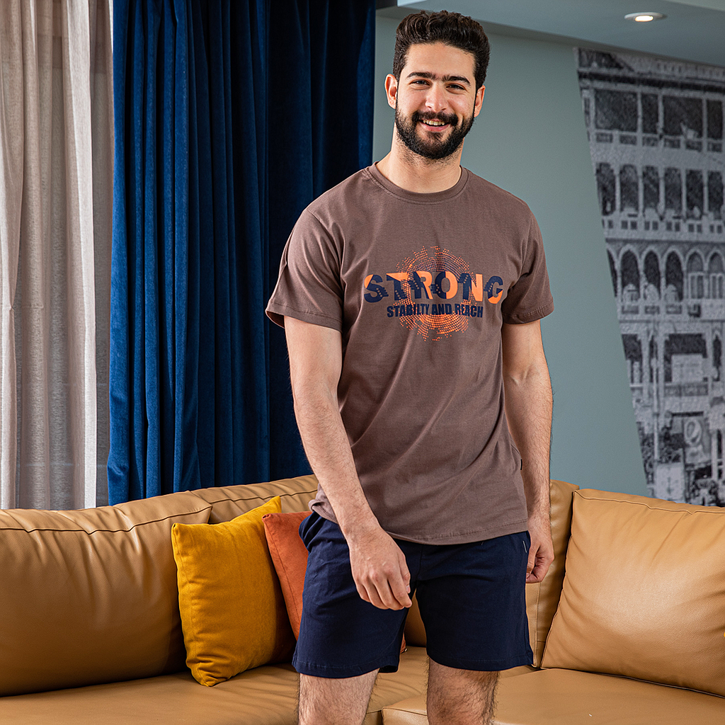 strong men's pajamas shorts