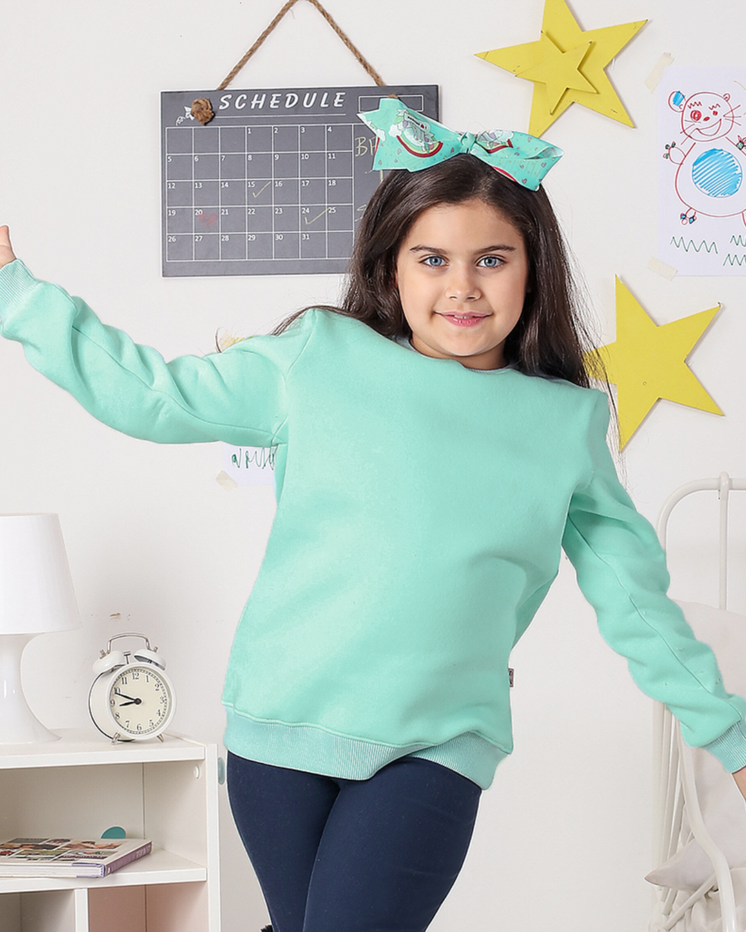 سويت تيشرت راوند اطفالي ساده