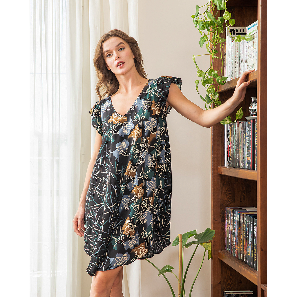 قميص فسكوز قصير 76