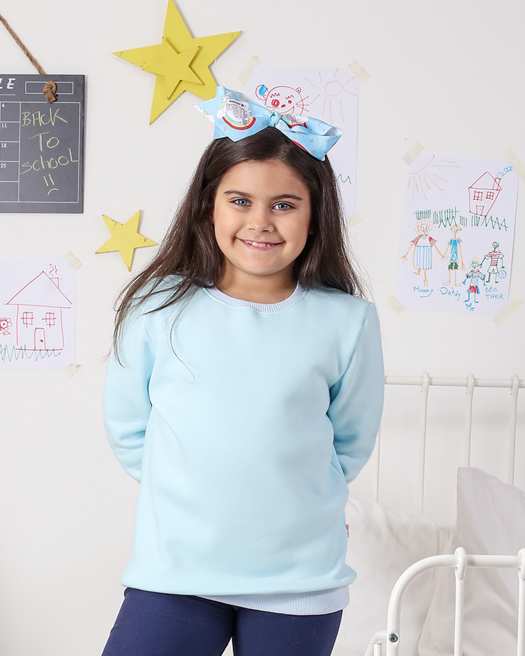 سويت تيشرت راوند اطفالي ساده