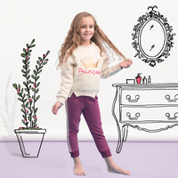 PRINCESS Girls Round Crown Set